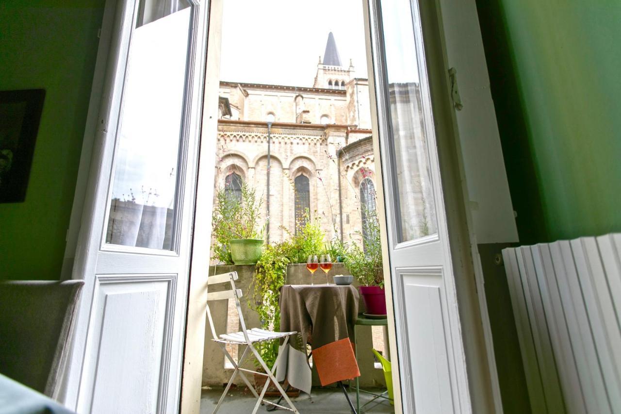 Il Balcone Dell'Angiol D 'Or Lägenhet Parma Exteriör bild